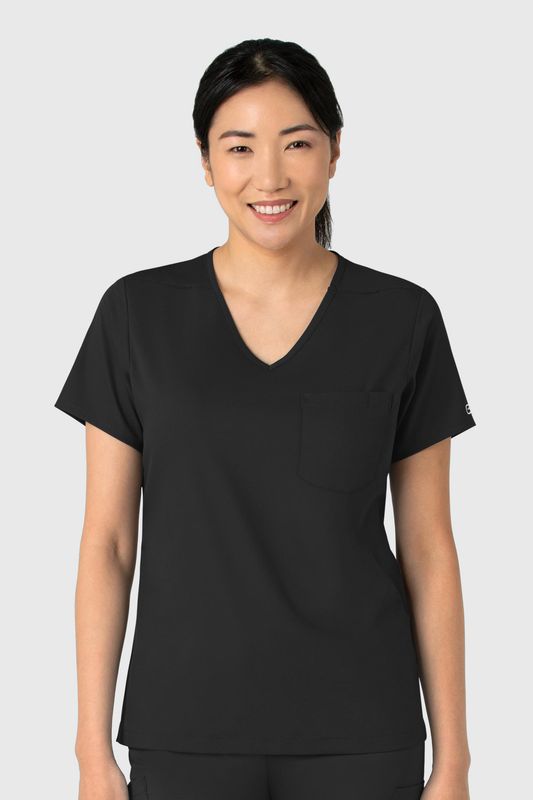 Casacca donna 6151 scollo a V black