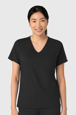 Casacca donna 6151 scollo a V black