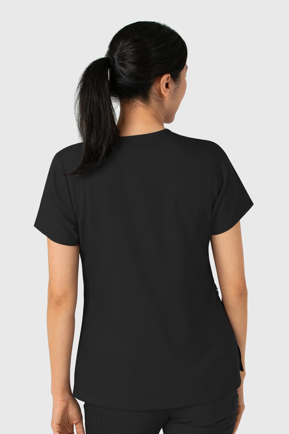 Casacca donna 6151 scollo a V black