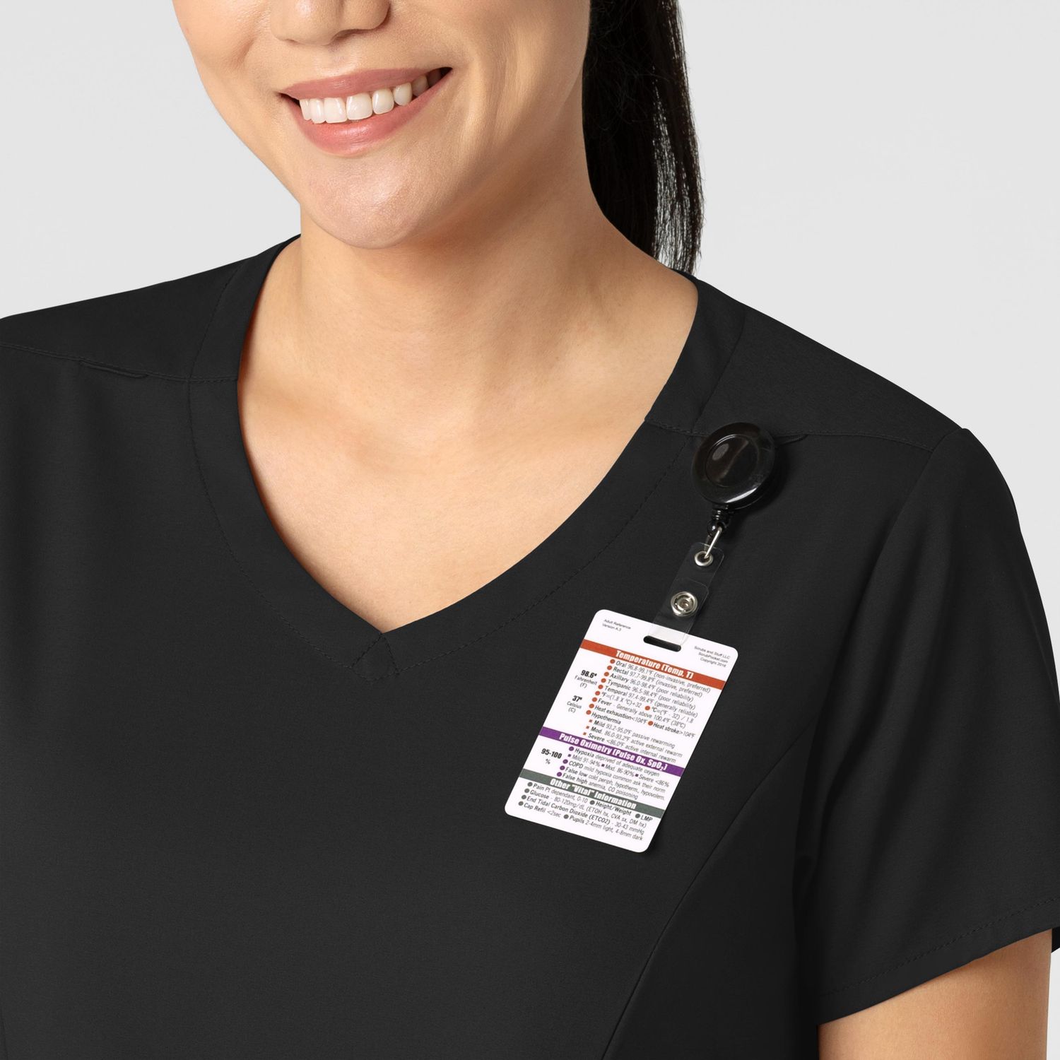 Casacca donna 6251 scollo a V black