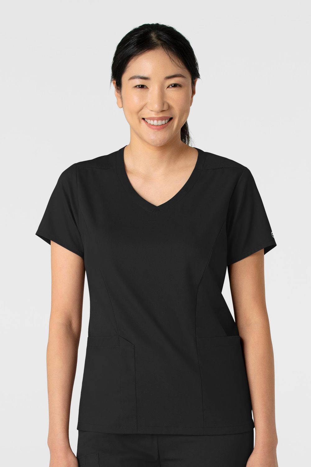 Casacca donna 6251 scollo a V black