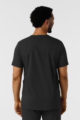 Casacca uomo 6351 scollo a V black