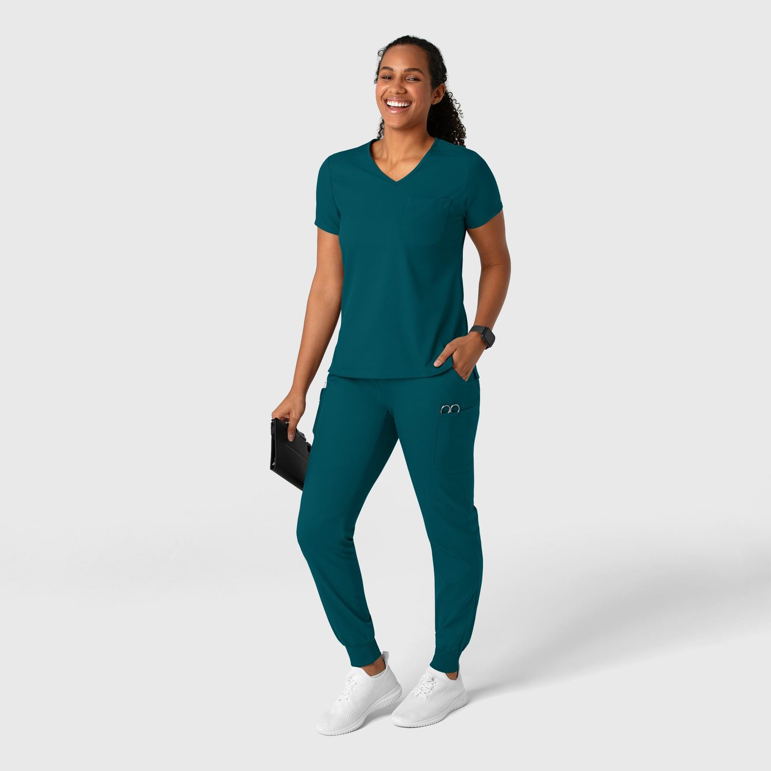 Pantalone donna 5151 jogger cargo caribbean blue