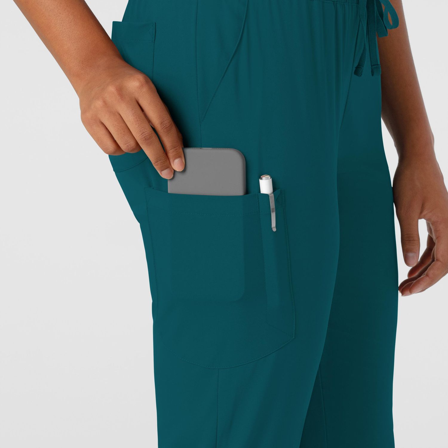 Pantalone donna 5151 jogger cargo caribbean blue