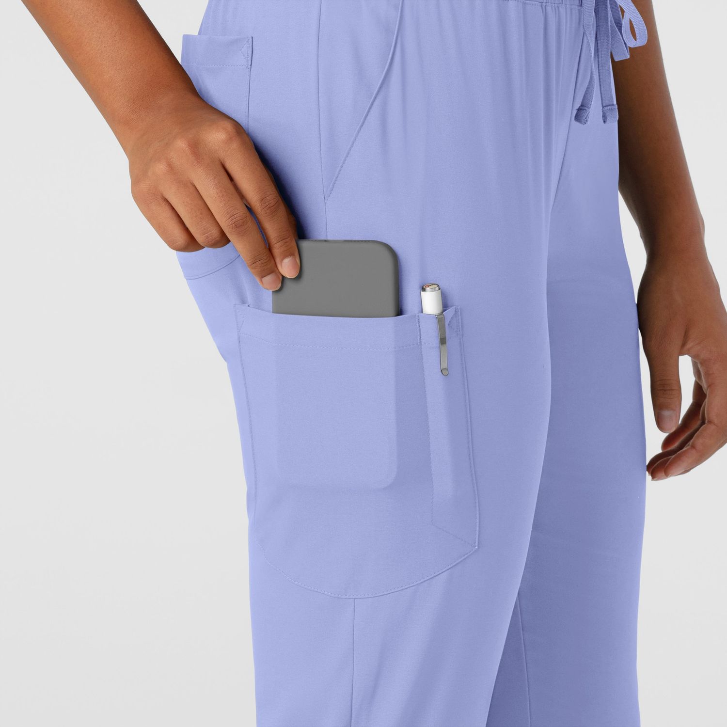 Pantalone donna 5151 jogger cargo ceil blue