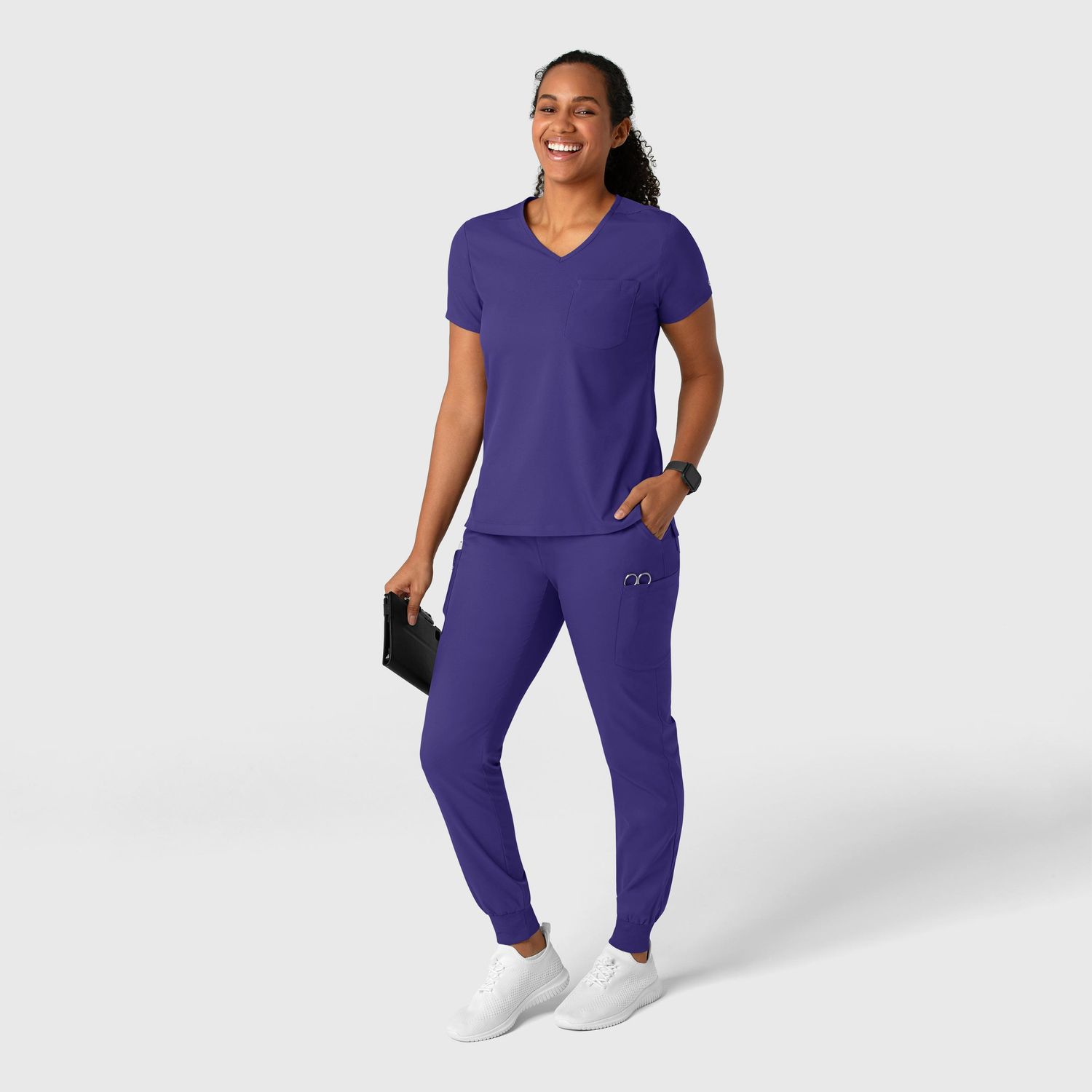 Pantalone donna 5151 jogger cargo grape