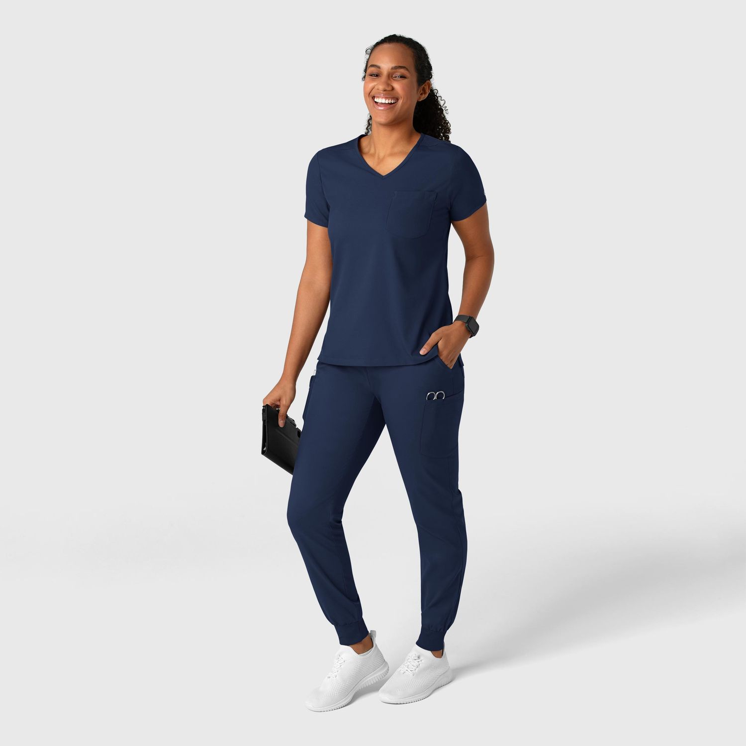 Pantalone donna 5151 jogger cargo navy blue