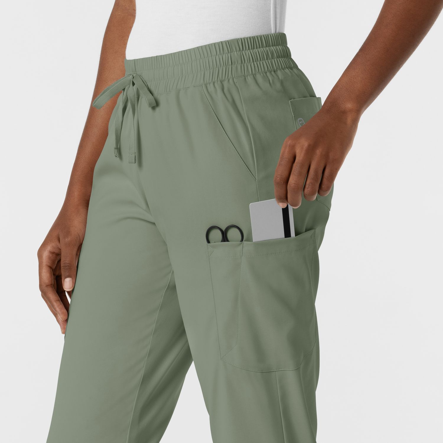 Pantalone donna 5151 jogger cargo sage