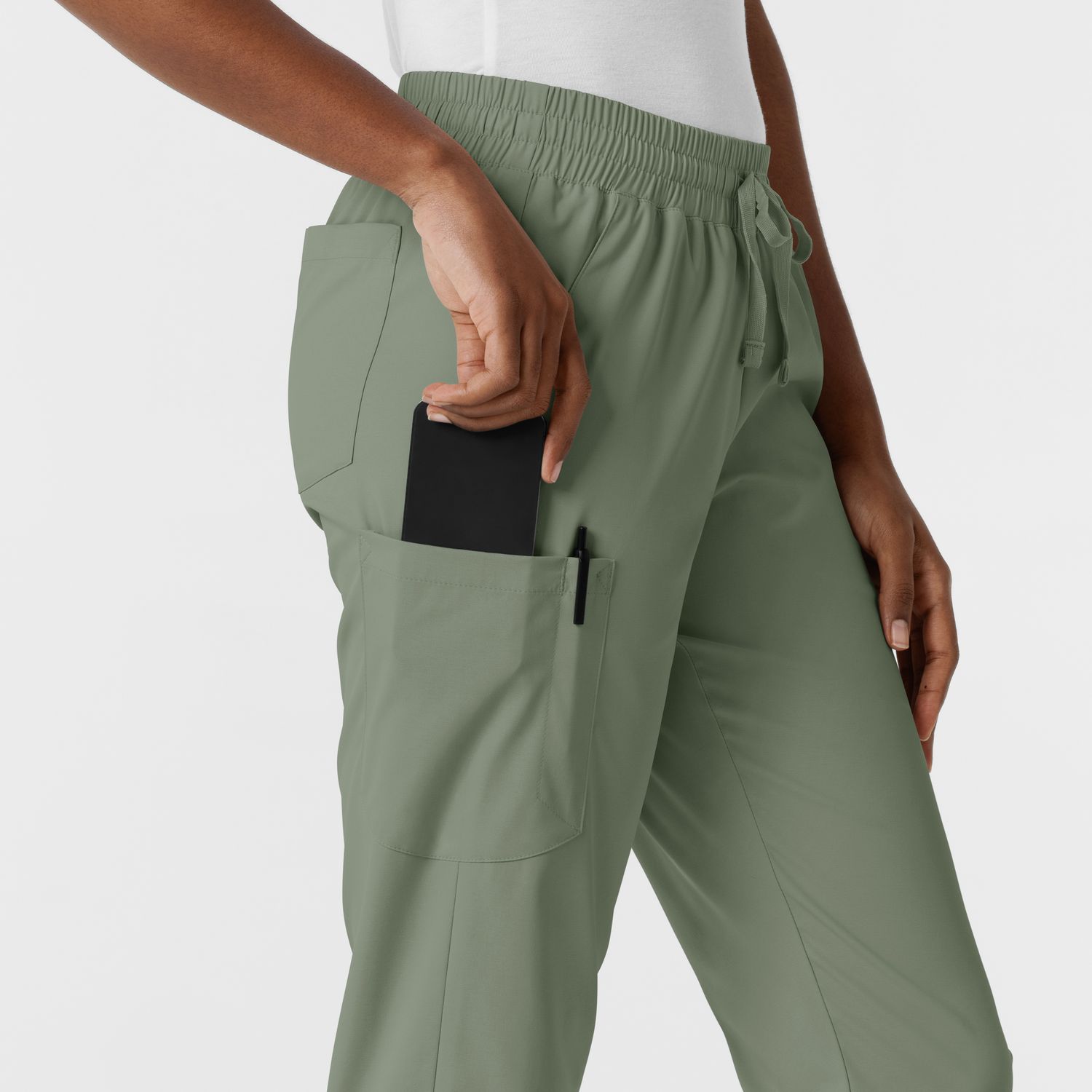 Pantalone donna 5151 jogger cargo sage