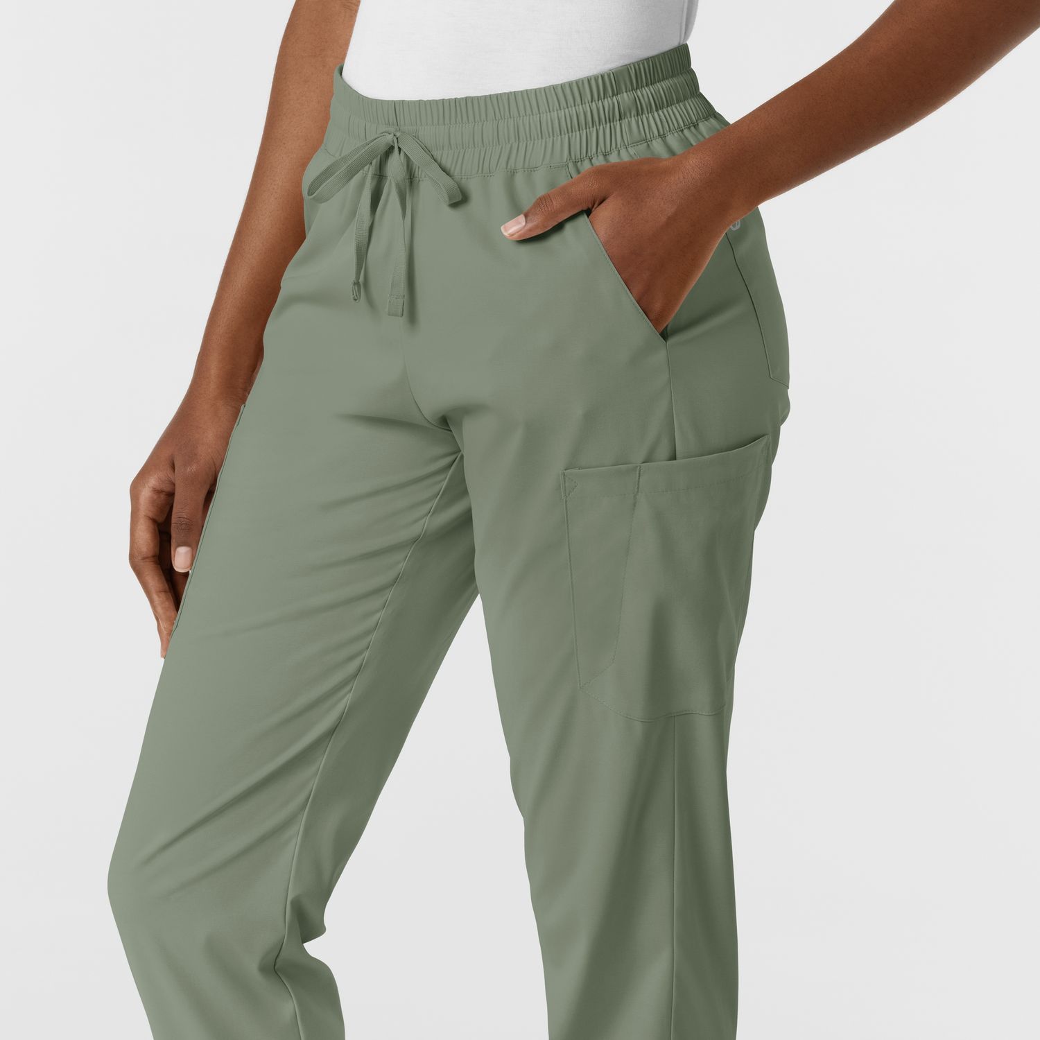 Pantalone donna 5151 jogger cargo sage