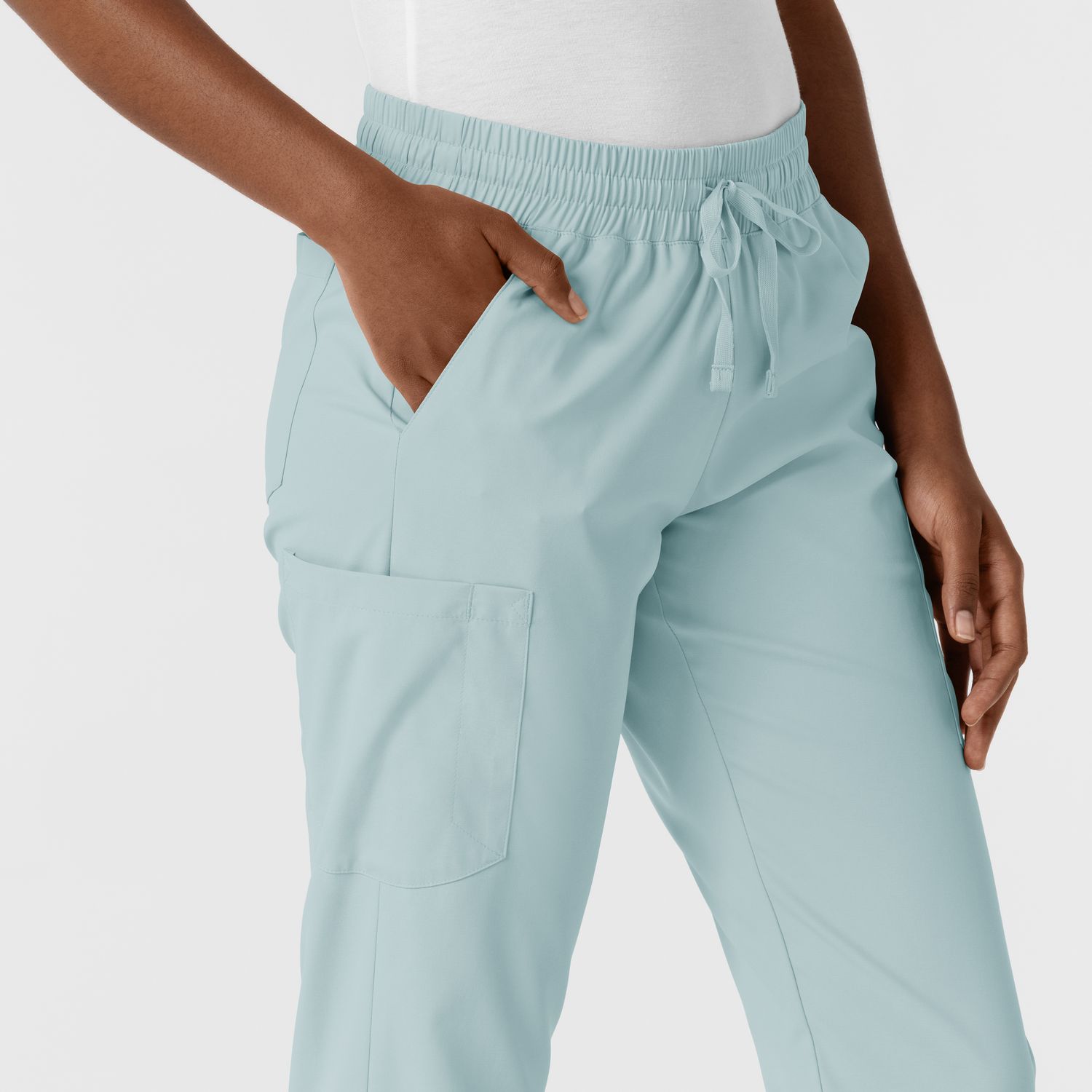 Pantalone donna 5151 jogger cargo sky blue