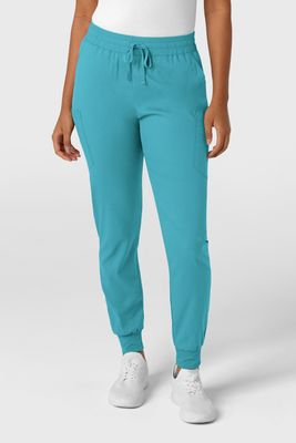 Pantalone donna 5151 jogger cargo teal blue