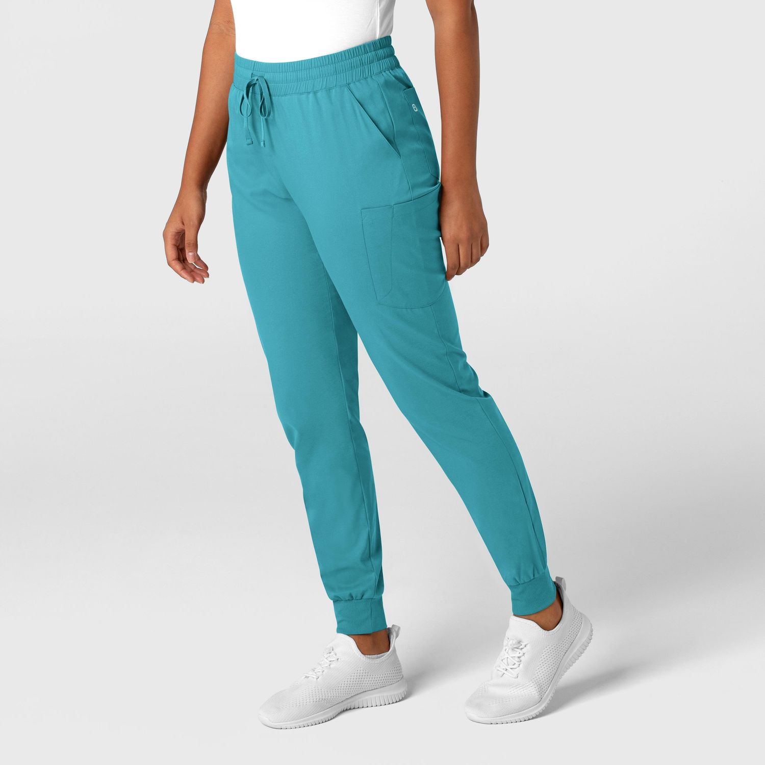 Pantalone donna 5151 jogger cargo teal blue