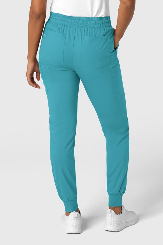 Pantalone donna 5151 jogger cargo teal blue