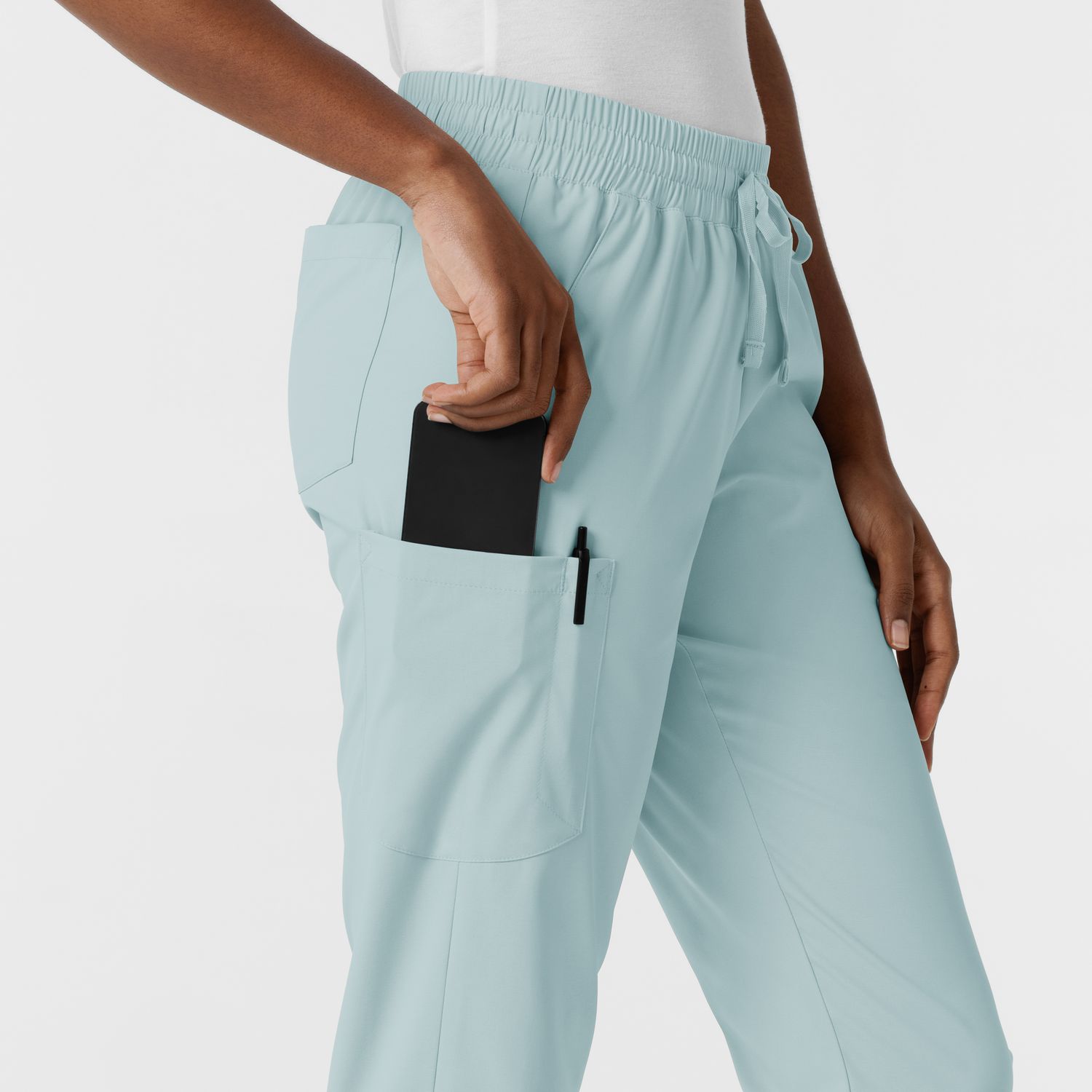 Pantalone donna 5151 jogger cargo sky blue