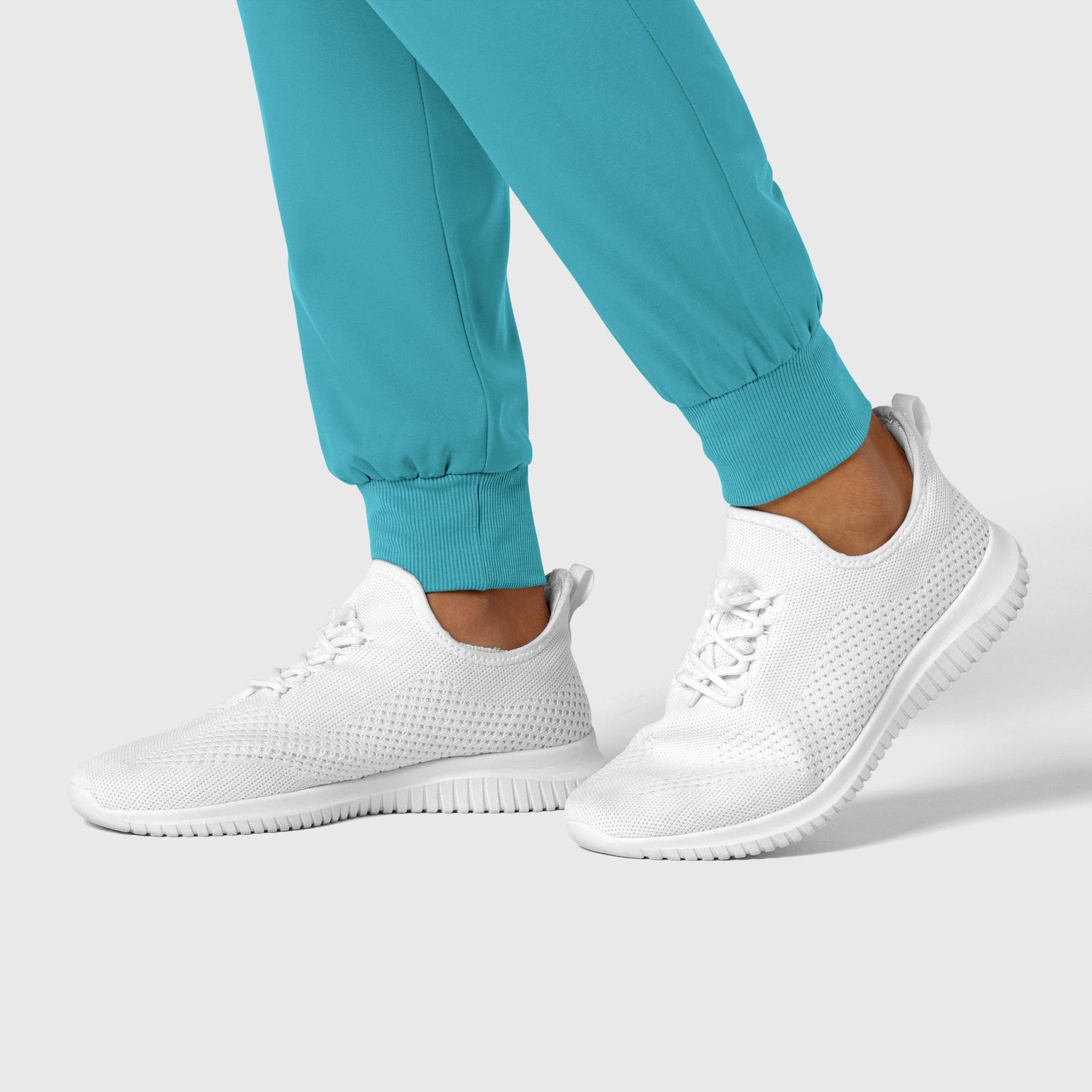 Pantalone donna 5151 jogger cargo teal blue