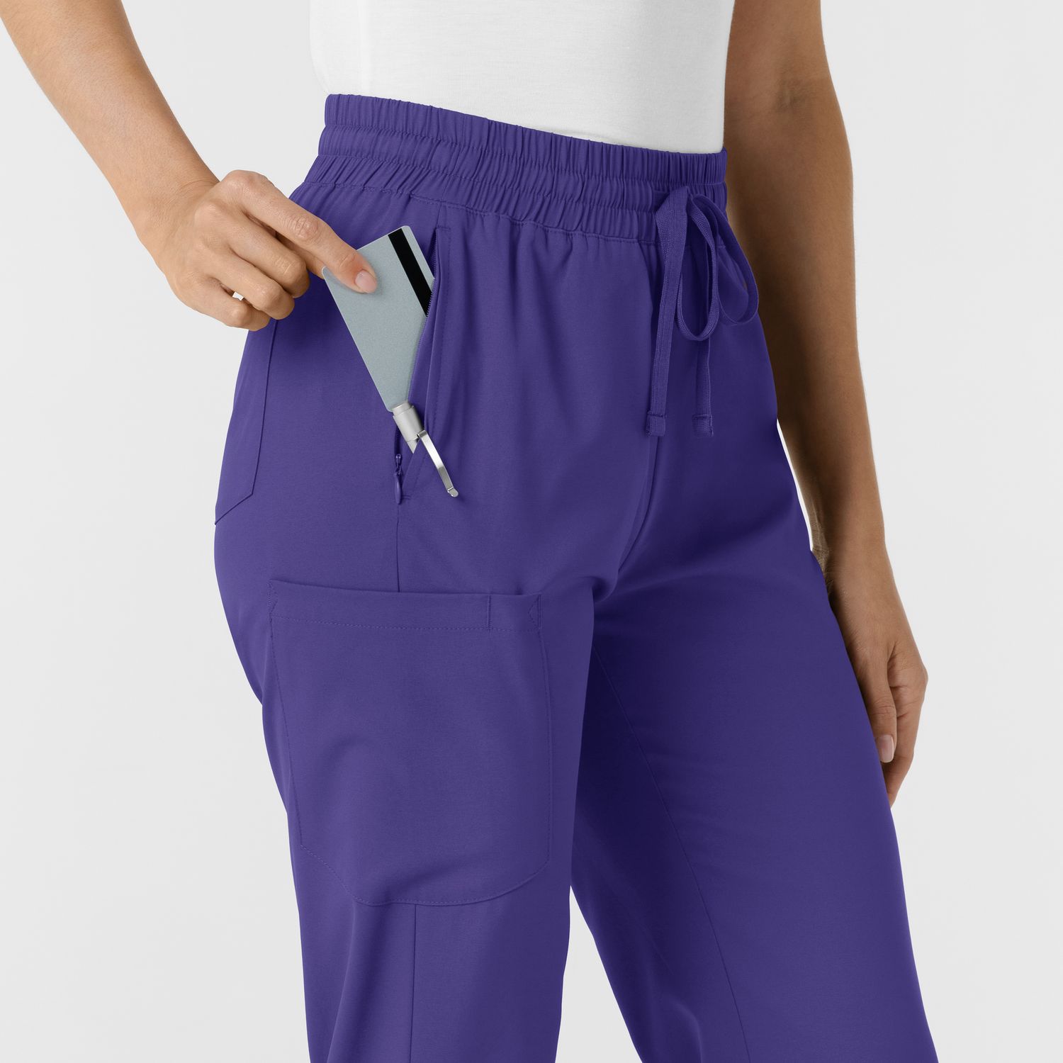 Pantalone donna 5251 svasato grape