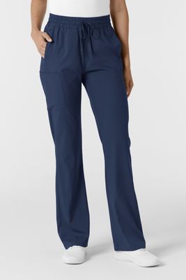 Pantalone donna 5251 svasato navy blue