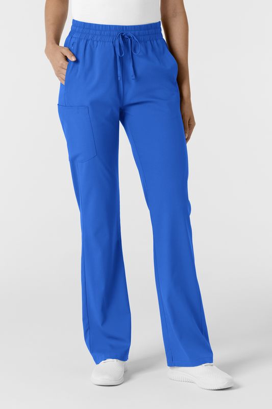 Pantalone donna 5251 svasato royal blue