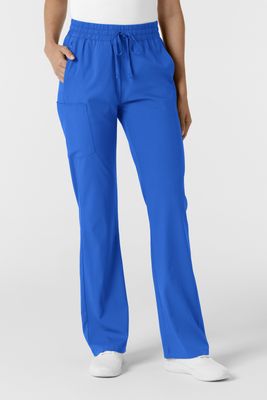 Pantalone donna 5251 svasato royal blue