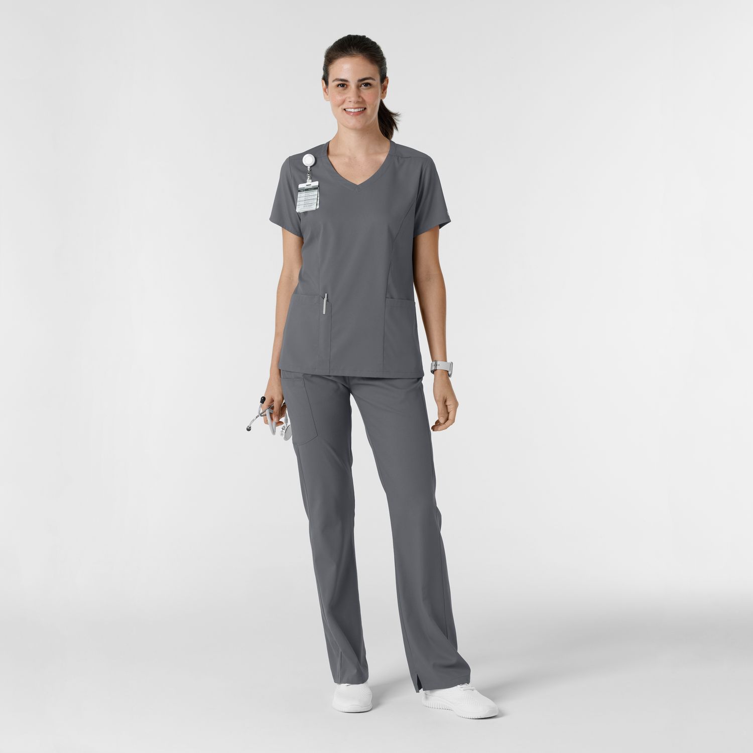 Pantalone donna 5251 svasato pewter