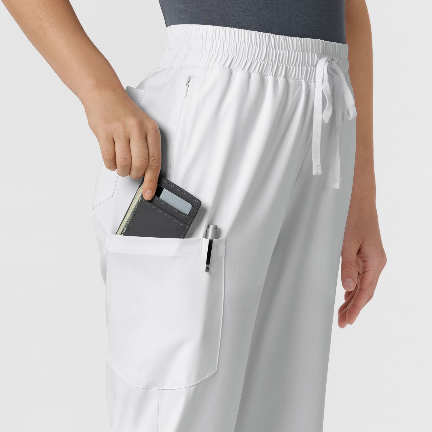 Pantalone donna 5251 svasato white