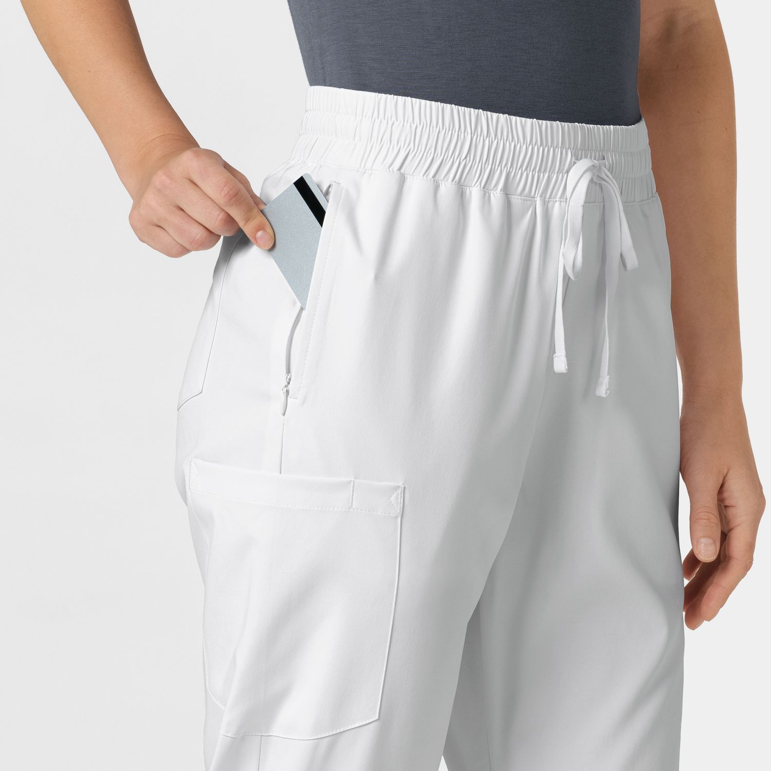 Pantalone donna 5251 svasato white