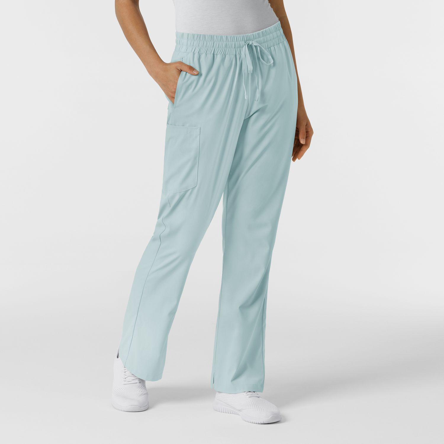 Pantalone donna 5251 svasato sky blue