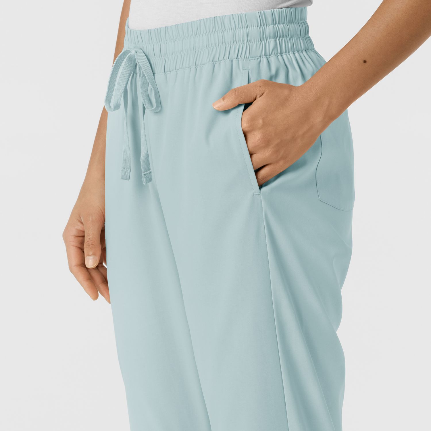 Pantalone donna 5251 svasato sky blue