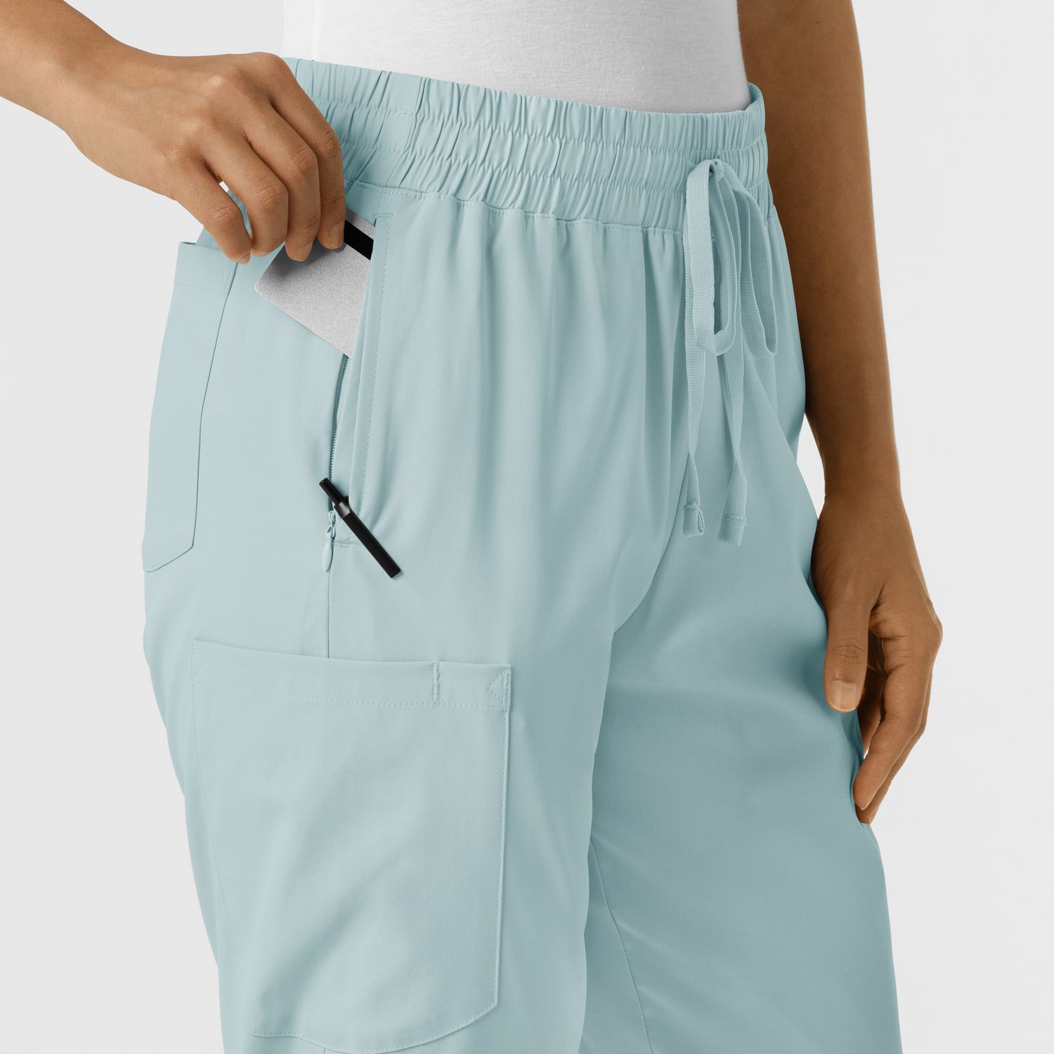 Pantalone donna 5251 svasato sky blue