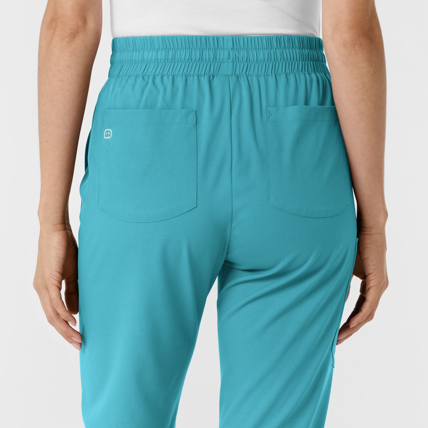 Pantalone donna 5251 svasato teal blue