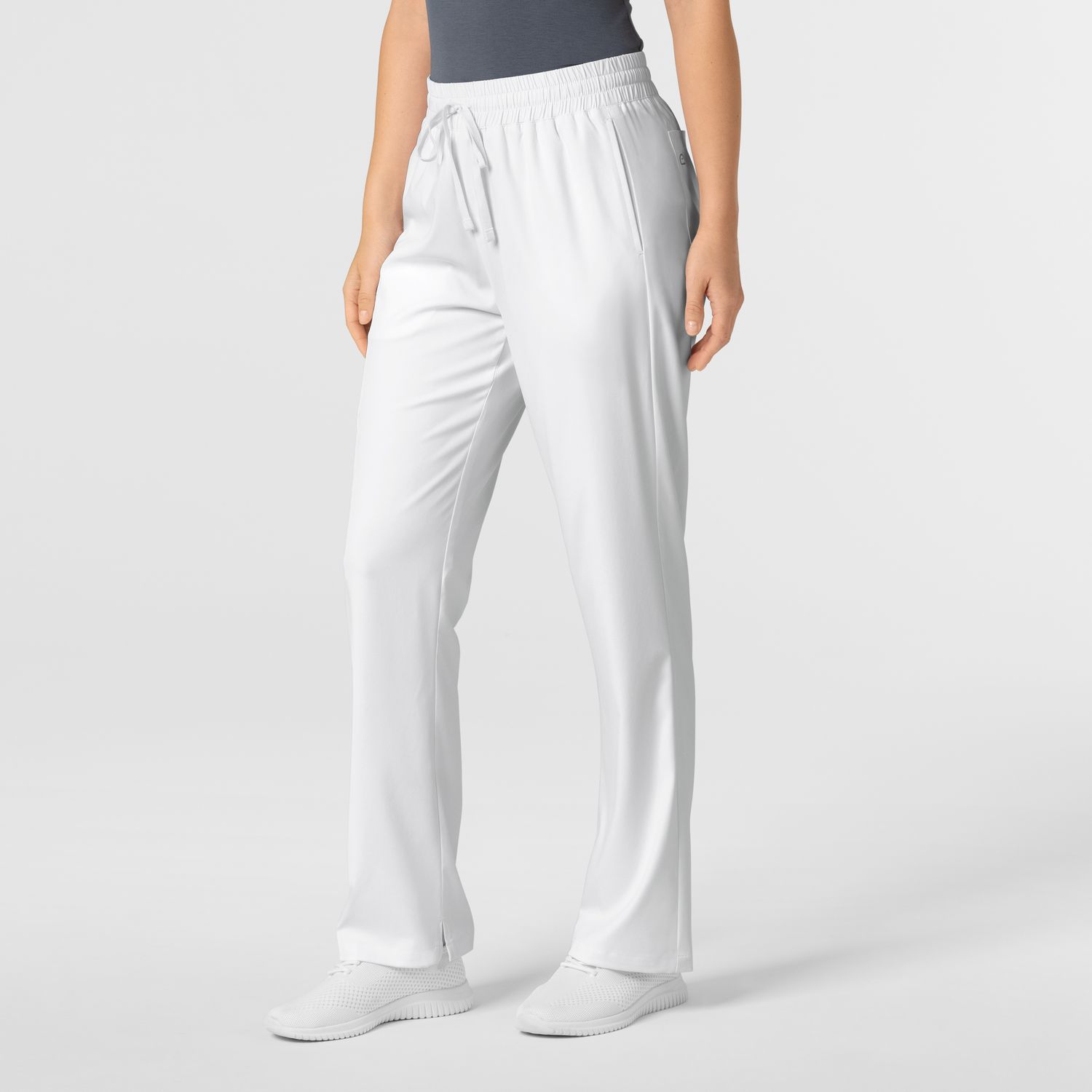 Pantalone donna 5251 svasato white