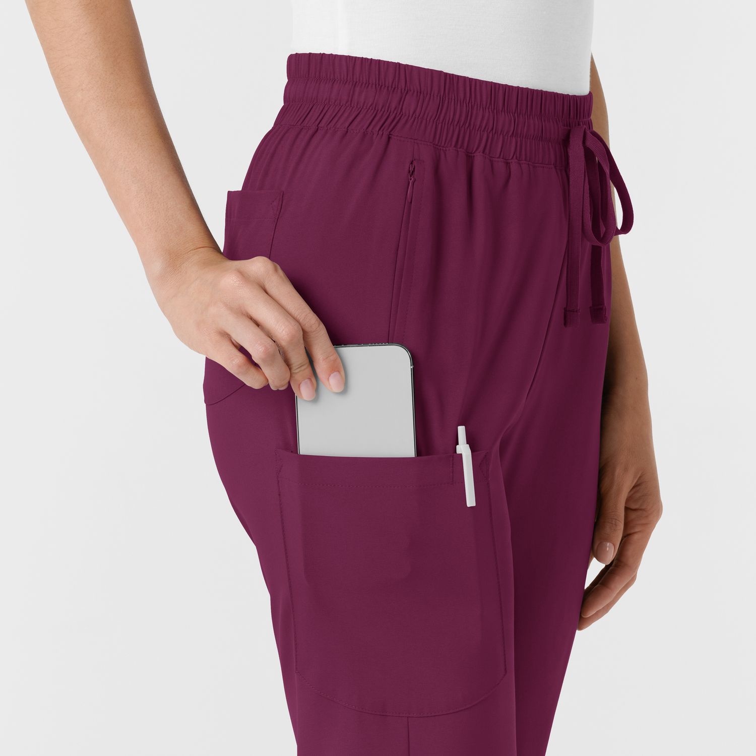 Pantalone donna 5251 svasato wine