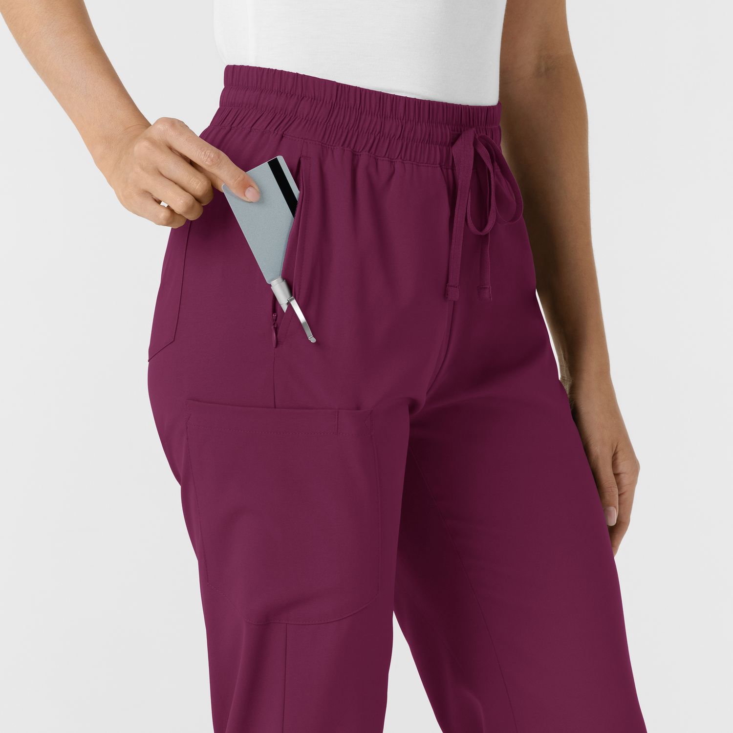 Pantalone donna 5251 svasato wine