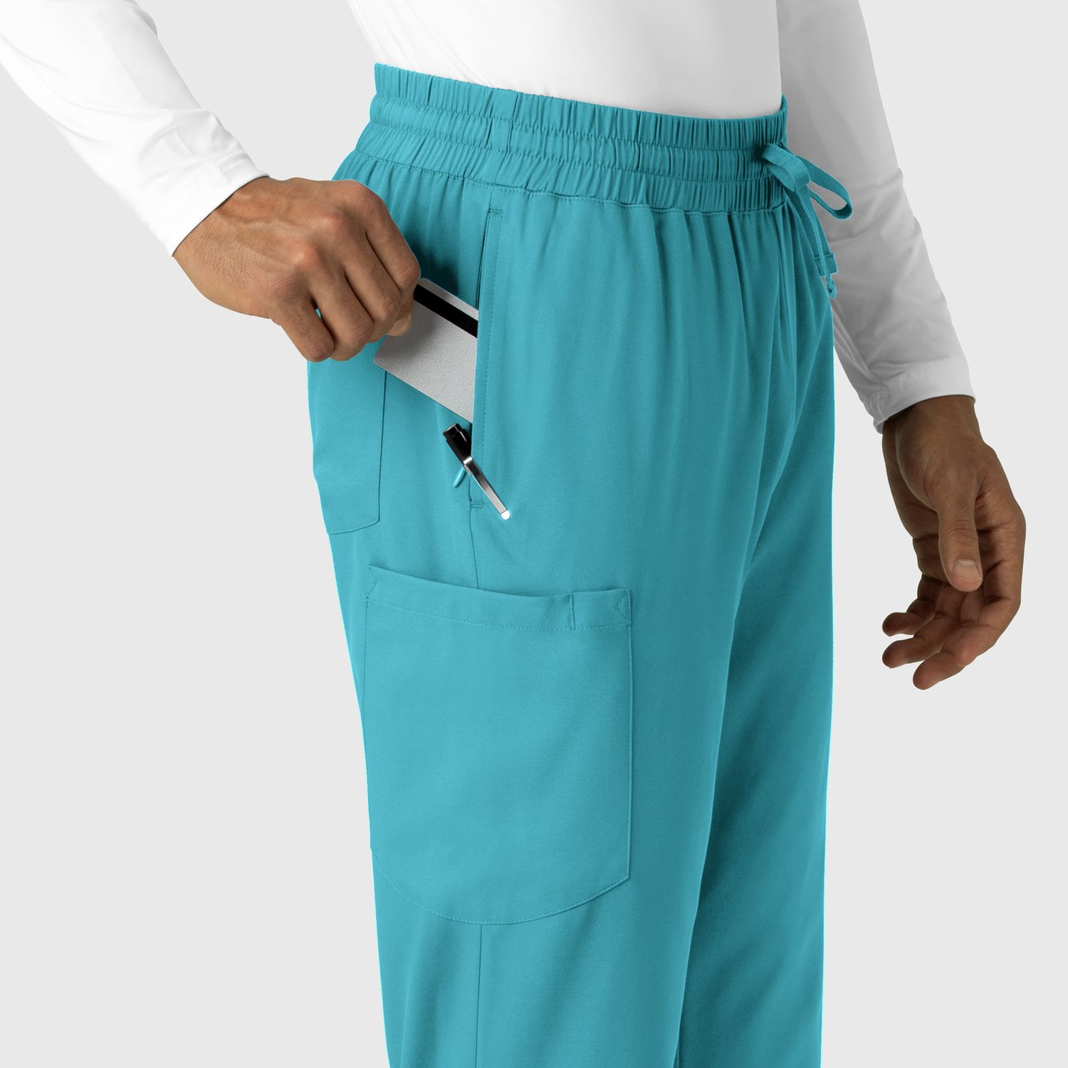Pantalone uomo 5351 teal blue