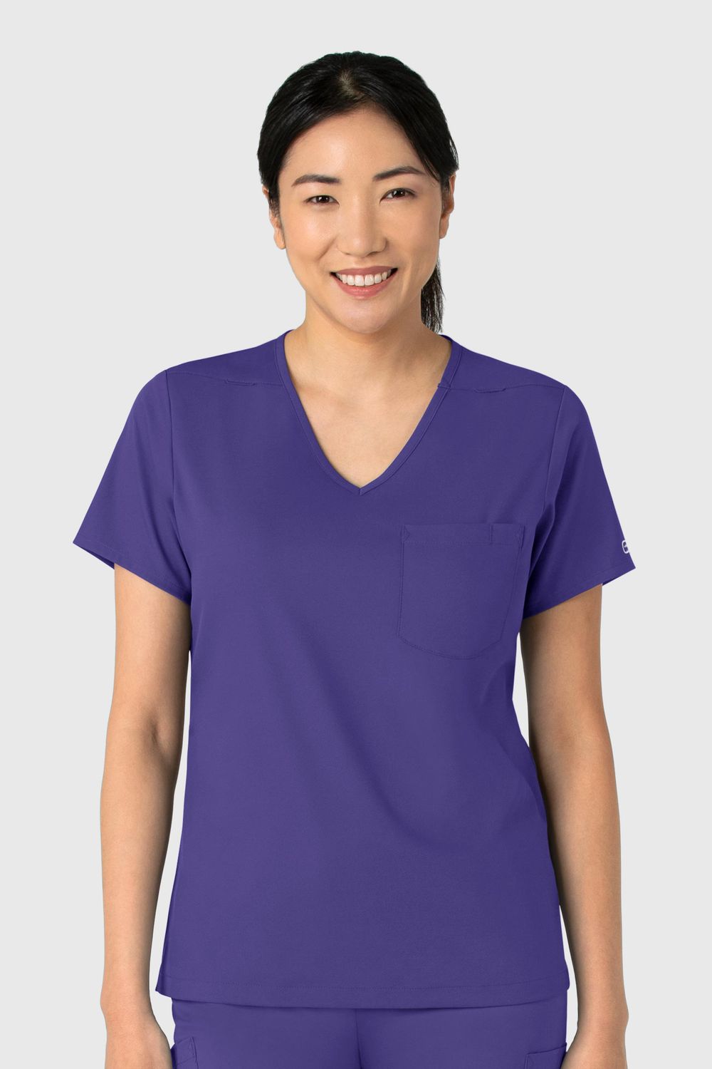 Casacca donna 6151 scollo a V grape