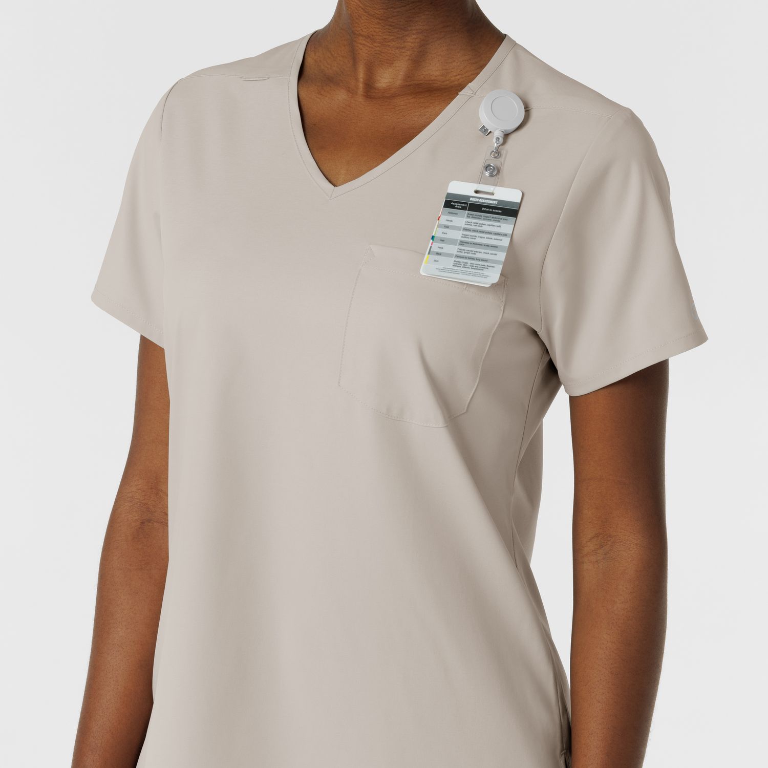 Casacca donna 6151 scollo a V cloud