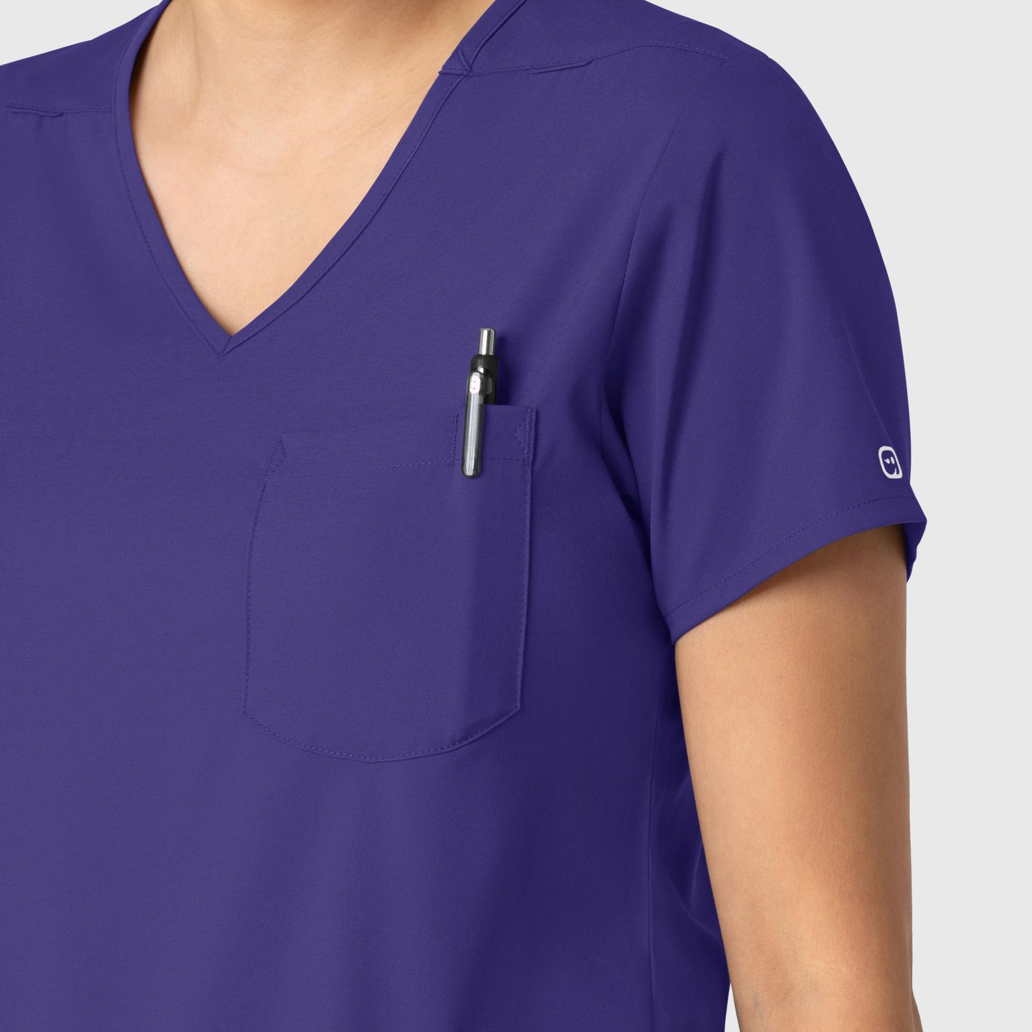 Casacca donna 6151 scollo a V grape