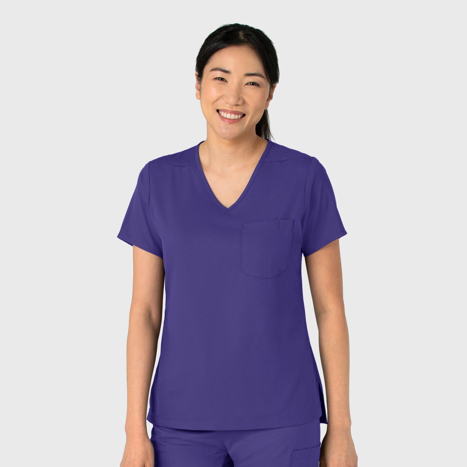 Casacca donna 6151 scollo a V grape