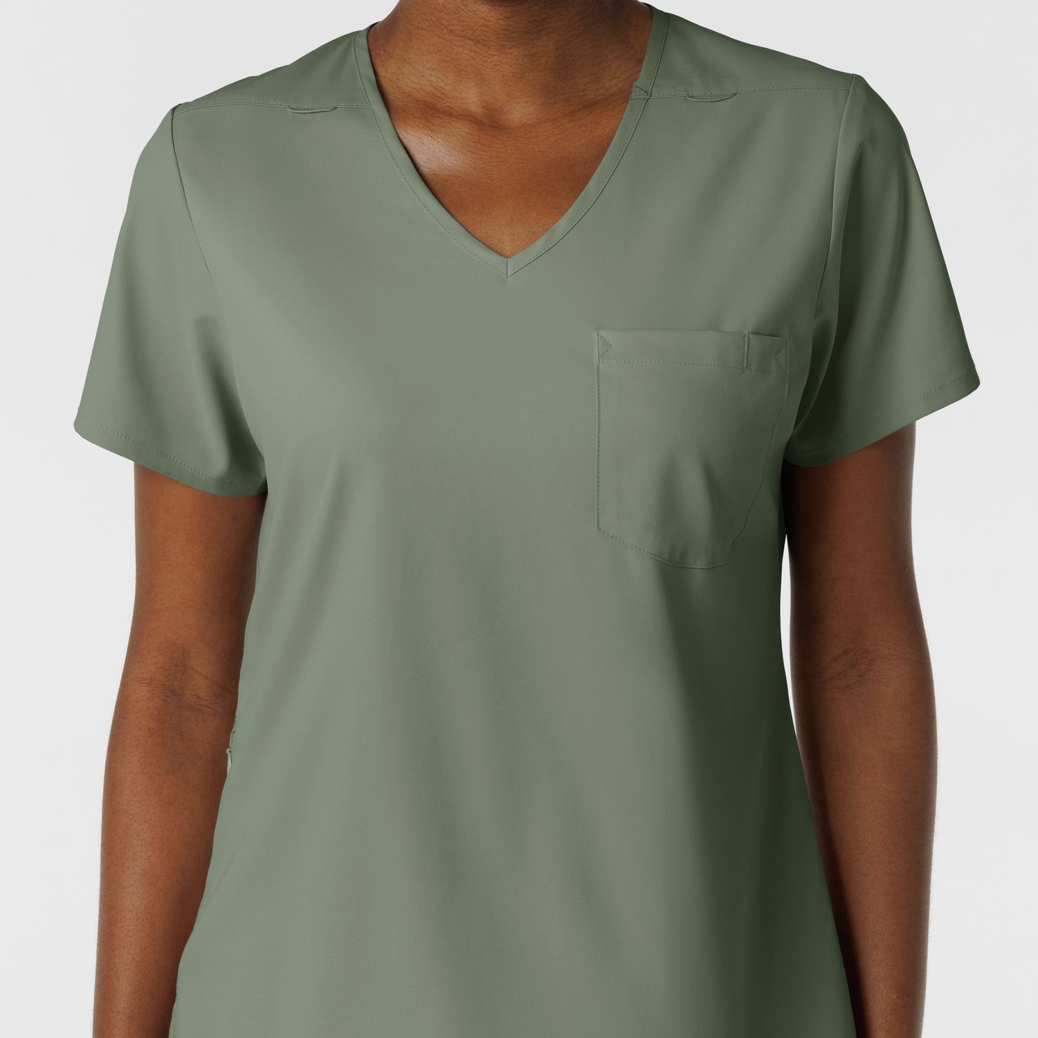 Casacca donna 6151 scollo a V sage
