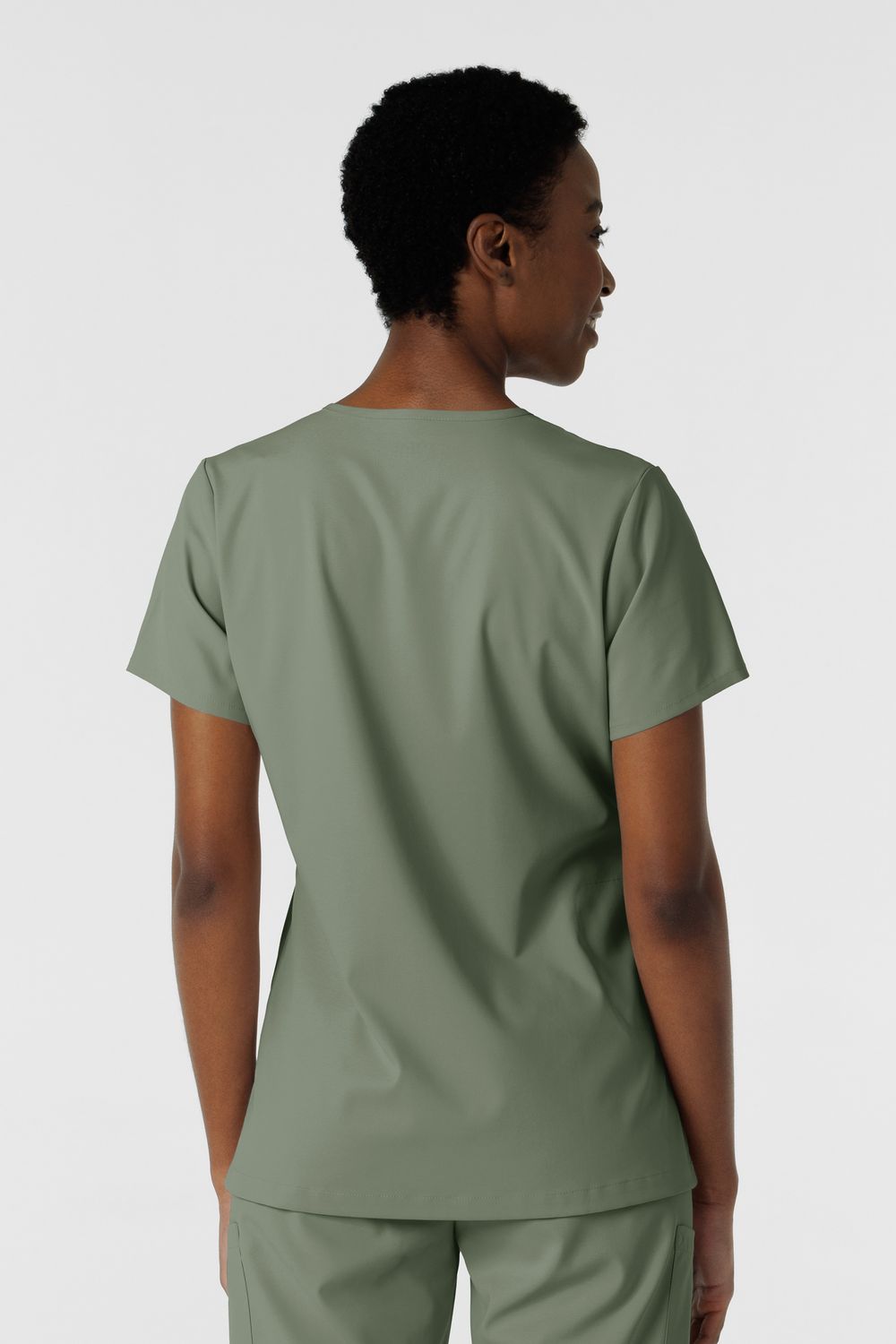 Casacca donna 6151 scollo a V sage