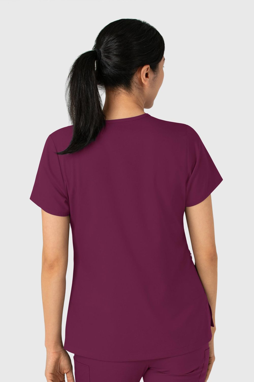 Casacca donna 6151 scollo a V wine