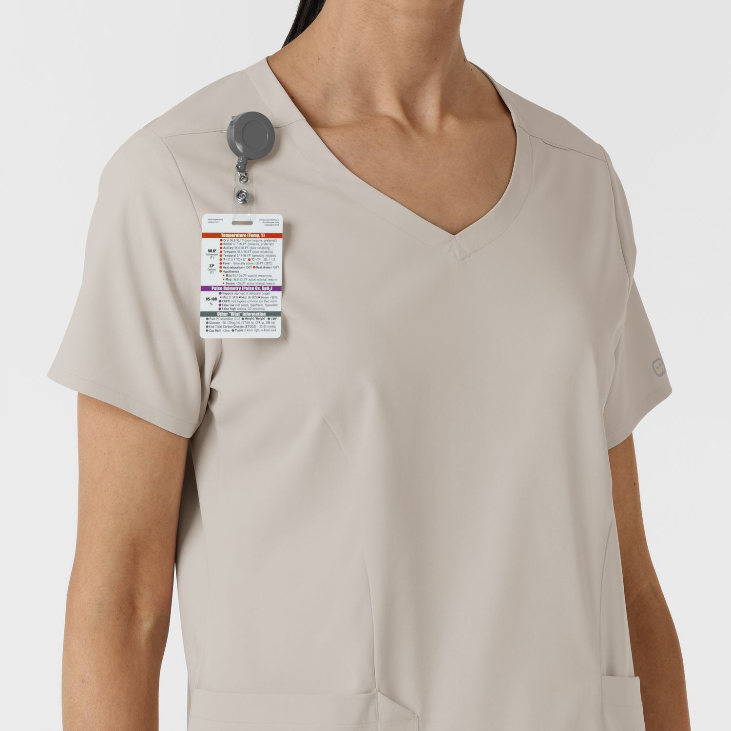 Casacca donna 6251 scollo a V cloud