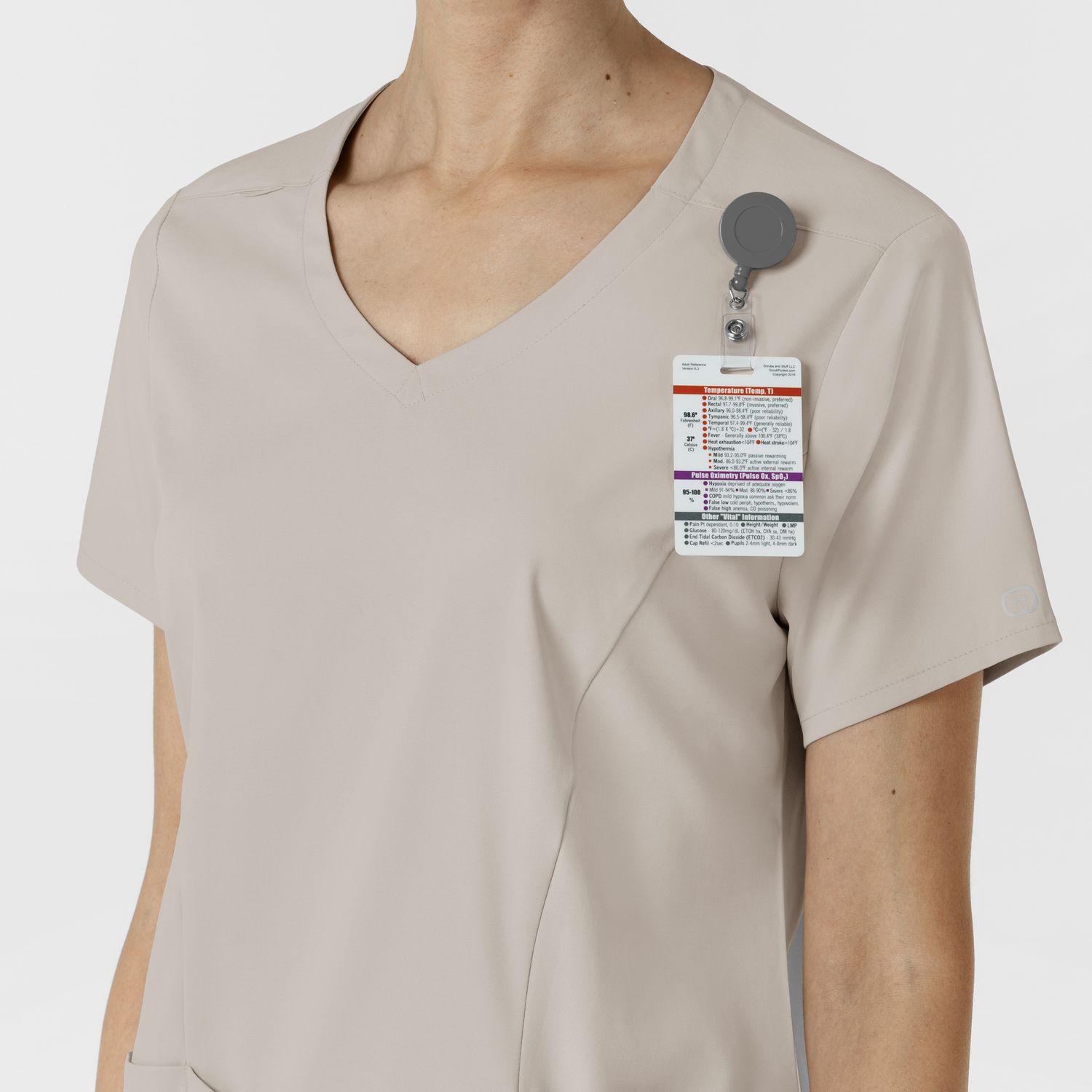 Casacca donna 6251 scollo a V cloud