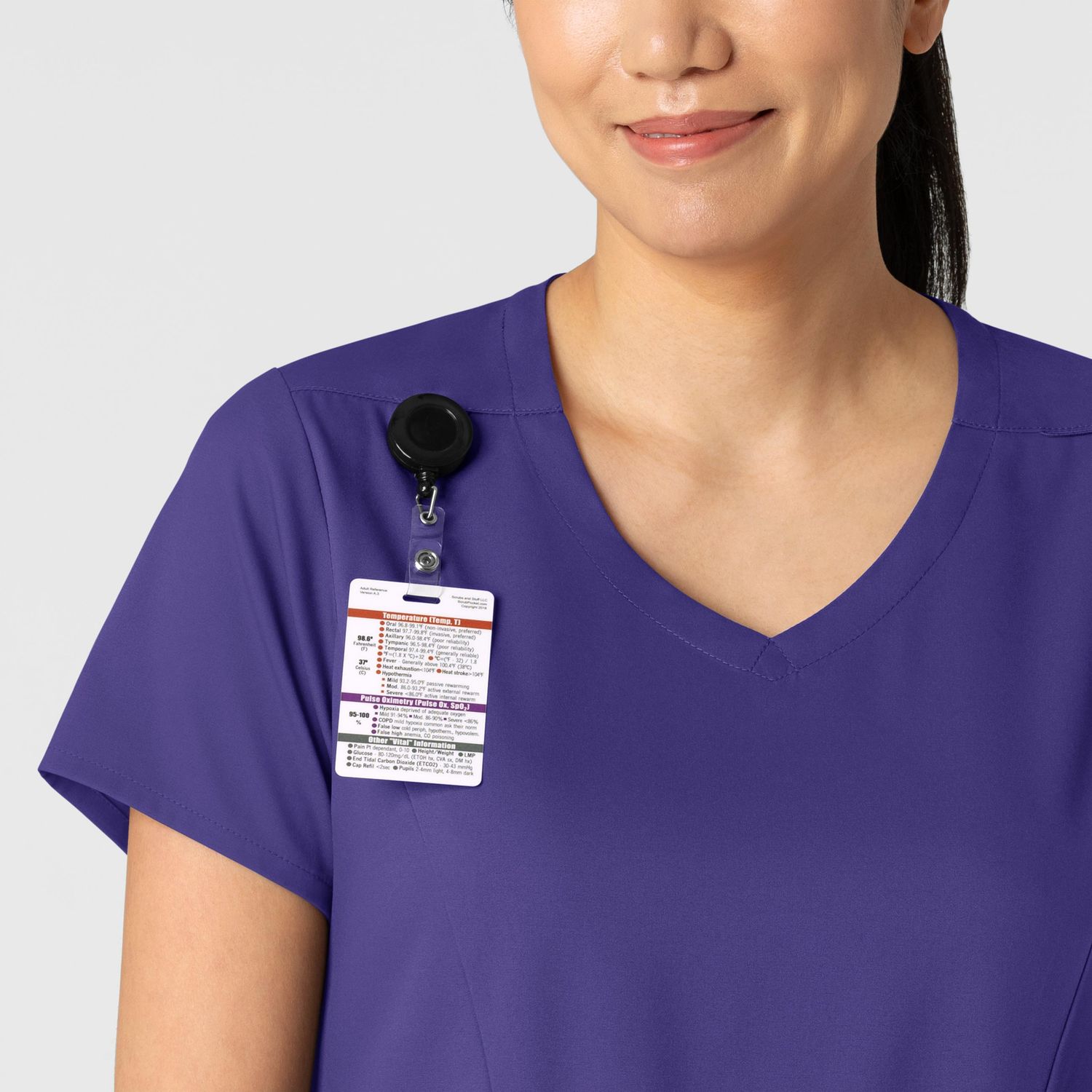 Casacca donna 6251 scollo a V grape