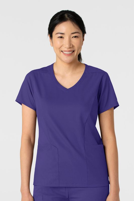 Casacca donna 6251 scollo a V grape