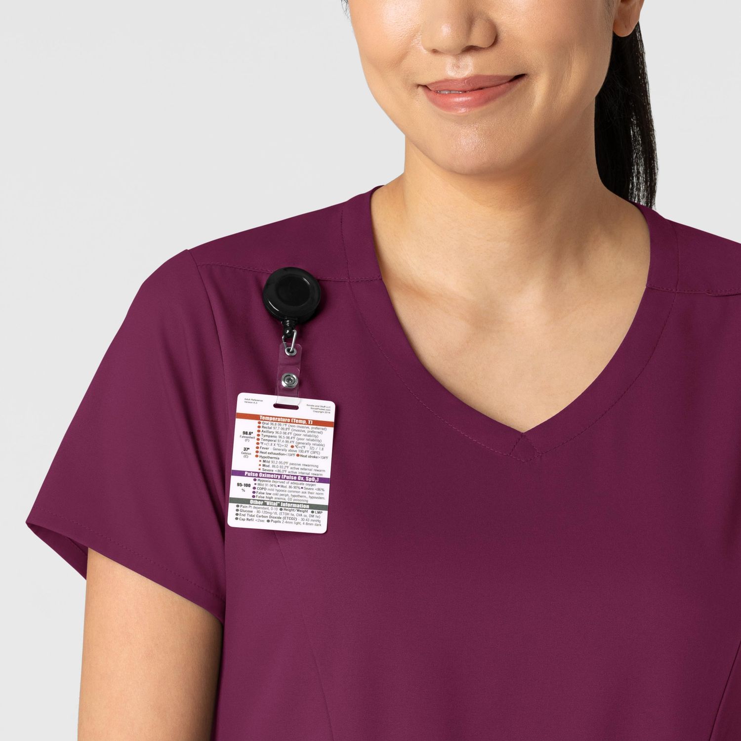 Casacca donna 6251 scollo a V wine