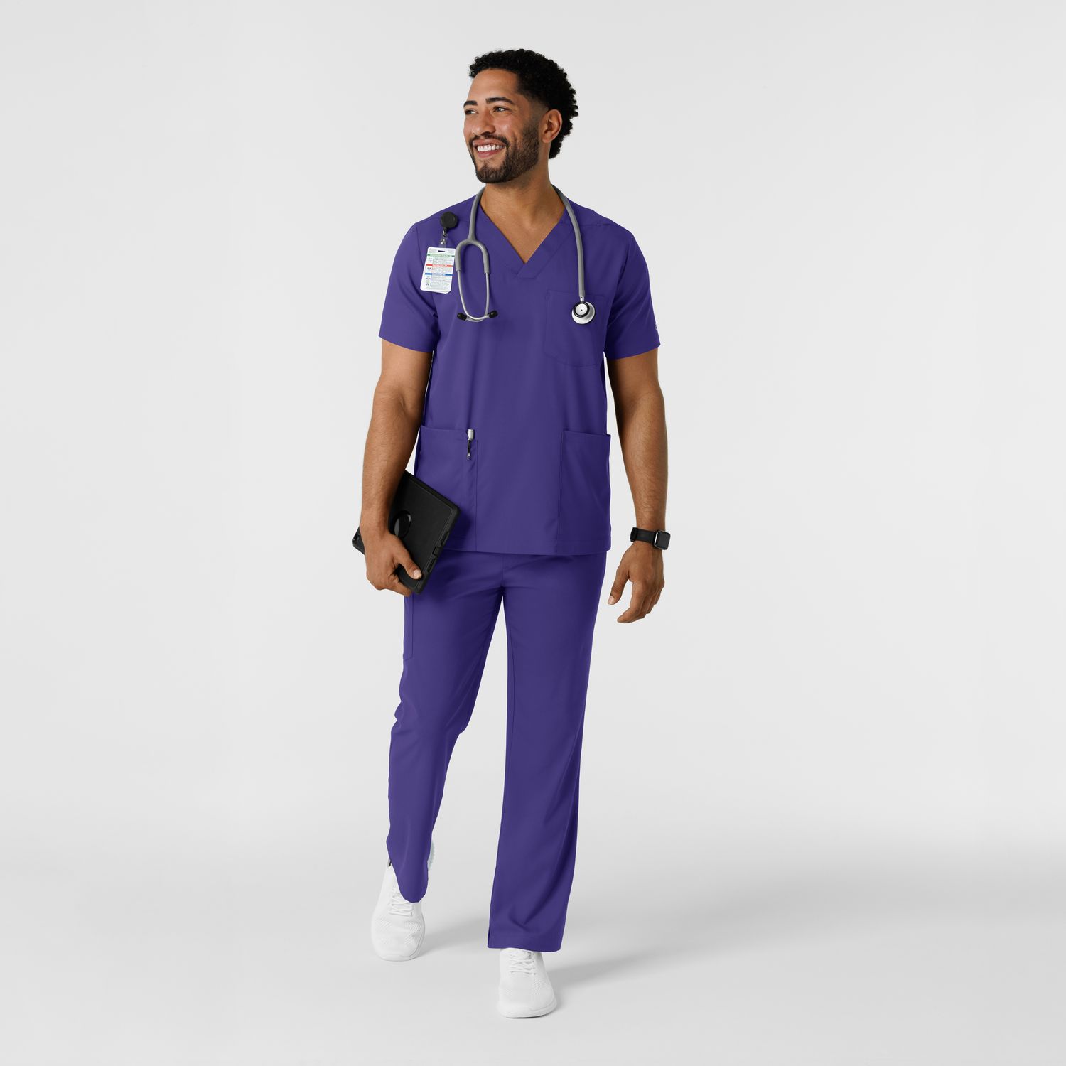 Casacca uomo 6351 scollo a V grape