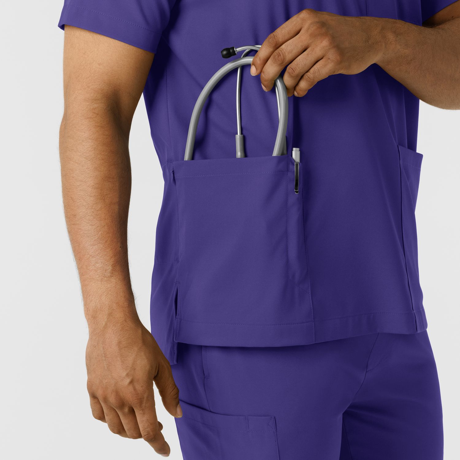 Casacca uomo 6351 scollo a V grape