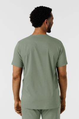 Casacca uomo 6351 scollo a V sage